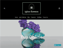 Tablet Screenshot of iglooflowers.com